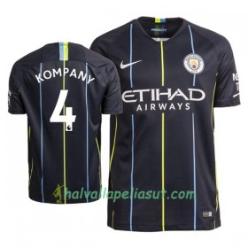 Jalkapallo Pelipaidat Manchester City Kompany 4 Vieraspaita 2018-2019 Lyhythihainen